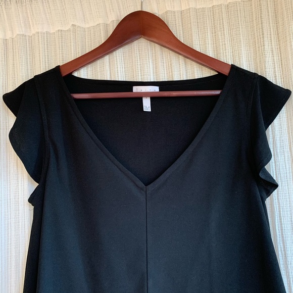 Nordstrom Leith Flutter Trim Popover Romper - Picture 4 of 4